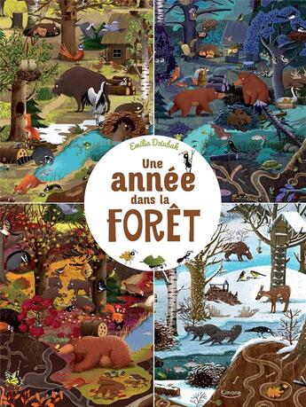 Couverture du livre « Une année dans la forêt » de Emilia Dziubak aux éditions Kimane