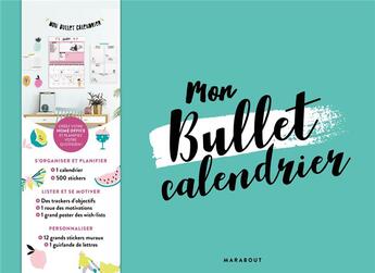 Couverture du livre « Mon bullet calendrier » de  aux éditions Marabout