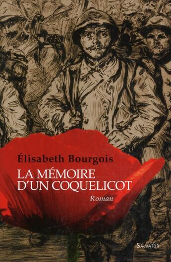 Couverture du livre « La mémoire d'un coquelicot » de Elisabeth Bourgois aux éditions Salvator