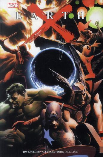 Couverture du livre « Earth X » de Alex Ross et Jim Krueger et John Paul Leon aux éditions Panini