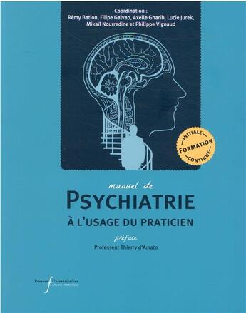 Couverture du livre « Manuel de psychiatrie à l'usage du praticien » de  aux éditions Pu Francois Rabelais