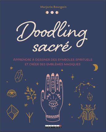 Couverture du livre « Doodling sacré » de Marjorie Bourgoin aux éditions Leduc