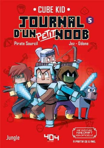 Couverture du livre « Journal d'un petit Noob Tome 5 : un banquet mémorable » de Cube Kid aux éditions 404 Editions