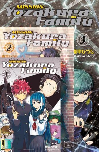 Couverture du livre « Mission : Yozakura Family : coffret Tomes 1 à 3 » de Hitsuji Gondaira aux éditions Kana