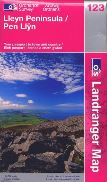 Couverture du livre « Lleyn peninsula » de  aux éditions Ordnance Survey