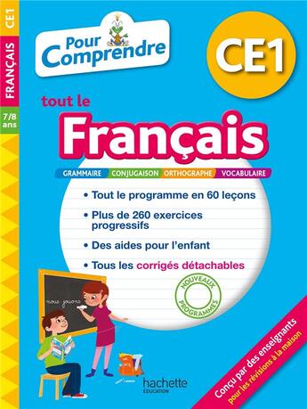 Couverture du livre « Pour comprendre francais ce1 » de Dieny/Otes aux éditions Hachette Education