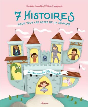 Couverture du livre « La princesse de l'île minuscule » de Melanie Grandgirard et Charlotte Grossetete aux éditions Fleurus