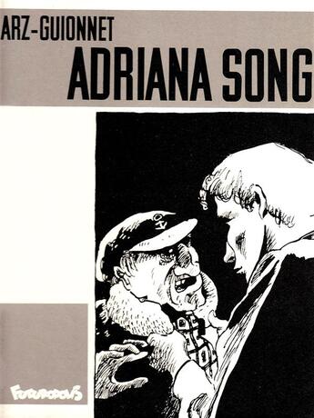 Couverture du livre « Adriana song » de Arz/Guionnet aux éditions Futuropolis