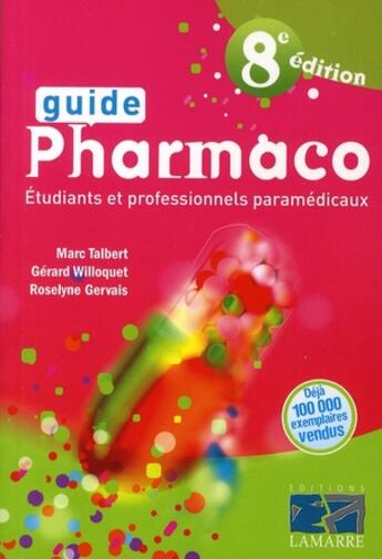 Couverture du livre « Guide pharmaco ide 8e edition » de  aux éditions Lamarre