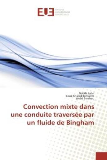 Couverture du livre « Convection mixte dans une conduite traversee par un fluide de Bingham » de Labsi, , Nabila aux éditions Editions Universitaires Europeennes