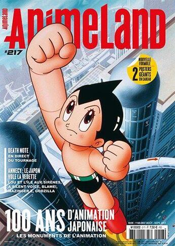 Couverture du livre « ANIMELAND Tome 217 : août/septembre 2017 » de Animeland aux éditions Am Media Network