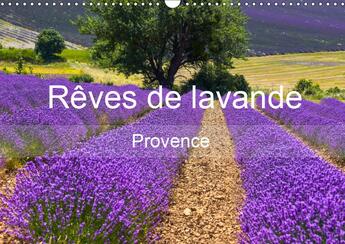 Couverture du livre « Reves de lavande provence calendrier mural 2019 din a3 horizontal - champs de lavande de different » de Feuerer Juergen aux éditions Calvendo