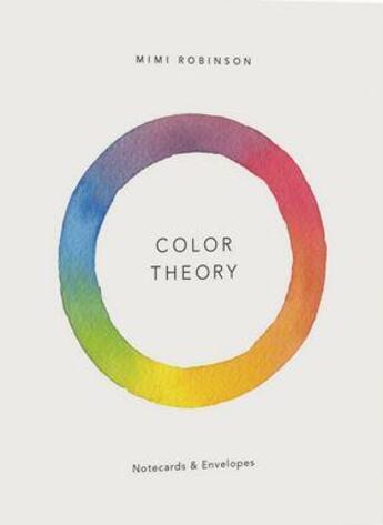 Couverture du livre « Color theory notecards /anglais » de Mimi Robinson aux éditions Princeton Architectural