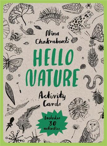 Couverture du livre « Hello nature activity cards » de Nina Chakrabarti aux éditions Laurence King