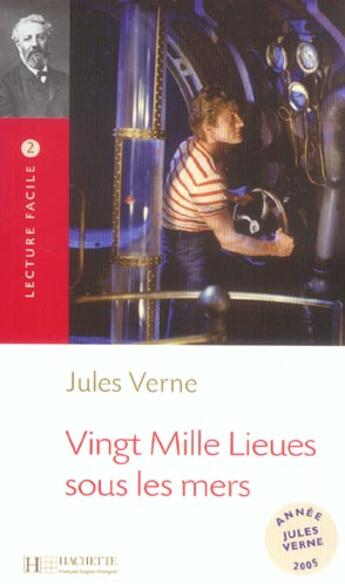Couverture du livre « 20 000 lieues sous les mers (b1) » de Jules Verne aux éditions Hachette Fle