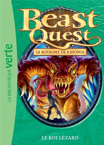 Couverture du livre « Beast Quest Tome 35 : le roi lézard » de Adam Blade aux éditions Hachette Jeunesse