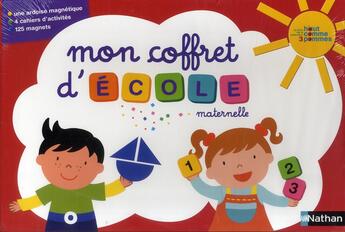 Couverture du livre « Mon coffret d'école maternelle » de  aux éditions Nathan