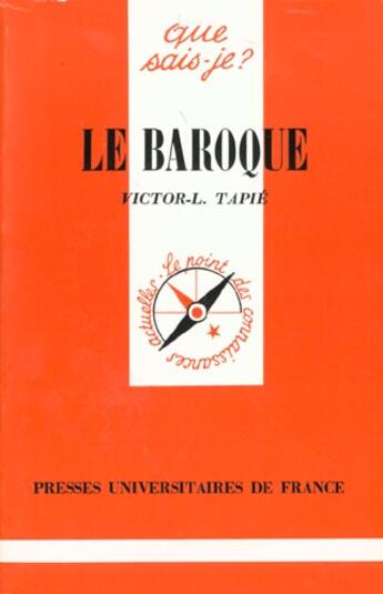 Couverture du livre « Baroque (le) » de Tapie Victor L. aux éditions Que Sais-je ?