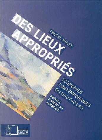 Couverture du livre « Des lieux appropries ; économies contemmporaines du Haut-Atlas » de Pascal Mulet aux éditions Rue D'ulm