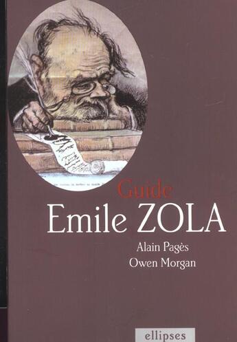 Couverture du livre « Guide emile zola » de Pages/Morgan aux éditions Ellipses