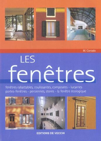 Couverture du livre « Les fenetres » de Maurizio Corrado aux éditions De Vecchi