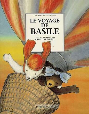 Couverture du livre « Le voyage de basile » de Christine Wendt aux éditions Actes Sud