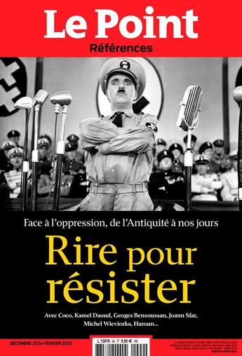 Couverture du livre « Le Point Références N°99 : Rire pour résister - Décembre 2024-Février 2025 » de Le Point aux éditions Le Point