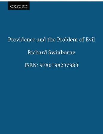 Couverture du livre « Providence and the Problem of Evil » de Richard Swinburne aux éditions Oup Oxford