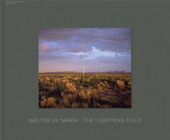 Couverture du livre « Walter de maria: lightning field » de De Maria Walter aux éditions Dap Artbook