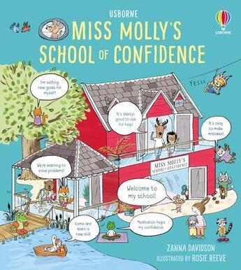 Couverture du livre « Miss Molly's school of confidence » de Rosie Reeve et Zanna Davidson aux éditions Usborne