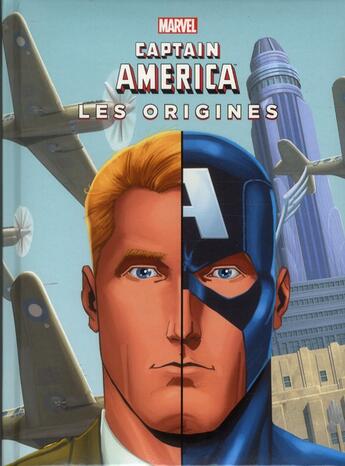 Couverture du livre « Captain America ; les origines » de  aux éditions Disney Hachette