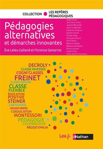 Couverture du livre « Pédagogies alternatives et démarches innovantes (édition 2020) » de  aux éditions Nathan