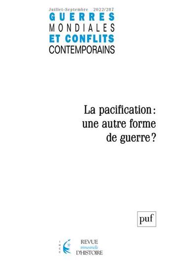 Couverture du livre « Gmcc 2022-3, n.287 » de  aux éditions Puf