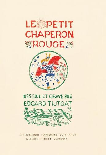 Couverture du livre « Le chaperon rouge » de Edgar Tijtgat aux éditions Bnf Editions