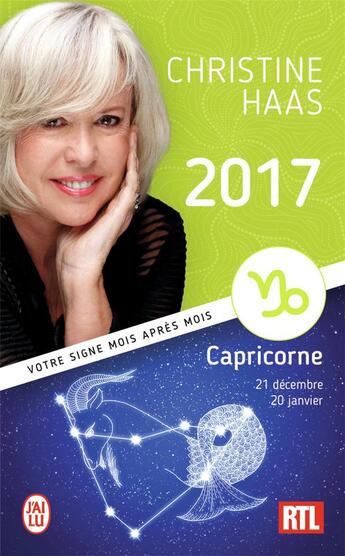 Couverture du livre « Capricorne 2017 » de Christine Haas aux éditions J'ai Lu