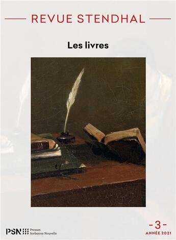 Couverture du livre « Revue stendhal 3. les livres » de Pa Bourdenet Xavier aux éditions Presses De La Sorbonne Nouvelle