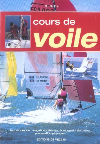 Couverture du livre « Cours de voile » de  aux éditions De Vecchi