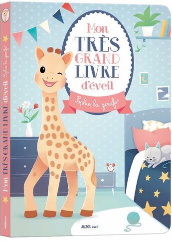 Couverture du livre « Mon très grand livre d'éveil ; Sophie la girafe » de Marie Vanderbemden aux éditions Auzou