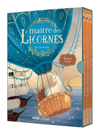 Couverture du livre « Le maître des licornes : coffret Tomes 4 à 6 » de Eric Sanvoisin et Federica Frenna aux éditions Auzou