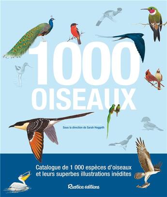 Couverture du livre « 1000 oiseaux » de  aux éditions Rustica