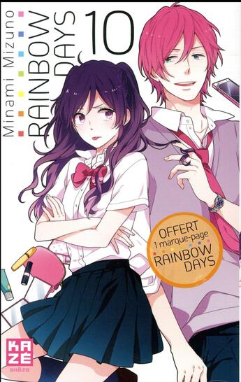 Couverture du livre « Rainbow days Tome 10 » de Minami Mizuno aux éditions Crunchyroll