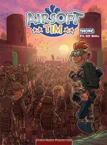 Couverture du livre « Airsoft Tim t.4 : OP Bille » de Shong aux éditions Stand Alone