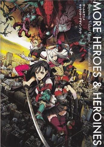 Couverture du livre « More heroes and heroines japanese video game + animation illustration » de Pie Books aux éditions Pie Books