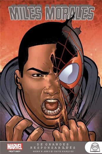 Couverture du livre « Miles Morales Tome 3 : De grandes responsabilités » de David Marquez et Brian Michael Bendis aux éditions Panini