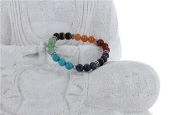 Couverture du livre « Bracelet 7 chakras mix perles rondes 8 mm » de  aux éditions Dg-exodif