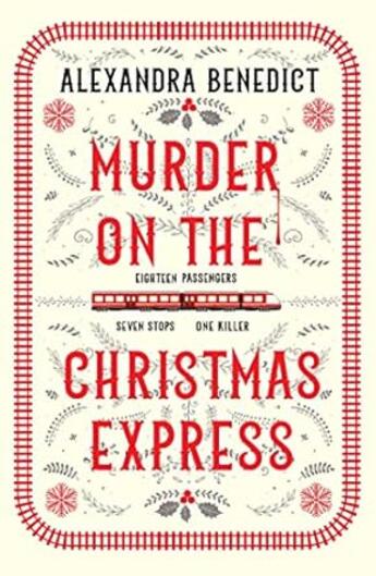 Couverture du livre « MURDER ON THE CHRISTMAS EXPRESS » de Alexandra Benedict aux éditions Simon & Schuster