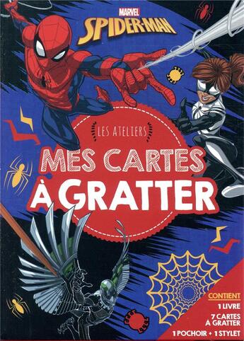 Couverture du livre « Les ateliers Disney : Spider-Man : mes cartes à gratter » de Disney aux éditions Disney Hachette