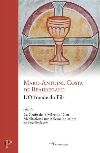 Couverture du livre « L'offrande du fils » de Marc-Antoine Costa De Beauregard aux éditions Cerf