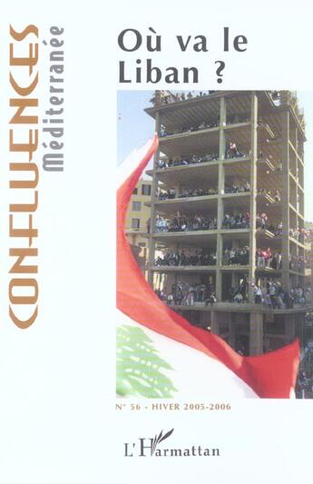 Couverture du livre « Ou va le liban ? » de  aux éditions L'harmattan