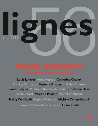 Couverture du livre « REVUE LIGNES » de Michel Surya aux éditions Nouvelles Lignes